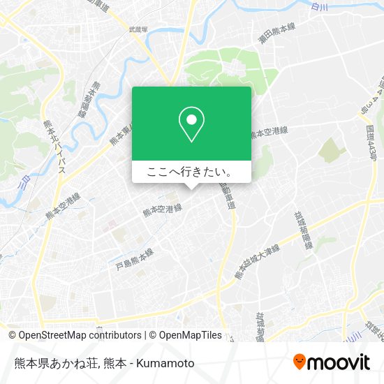熊本県あかね荘地図