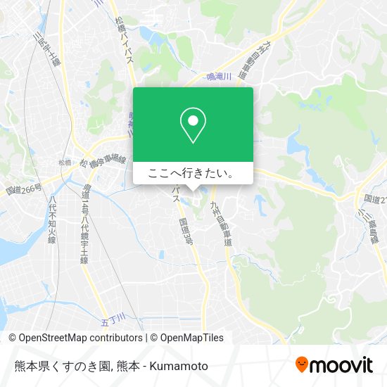 熊本県くすのき園地図