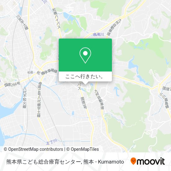 熊本県こども総合療育センター地図