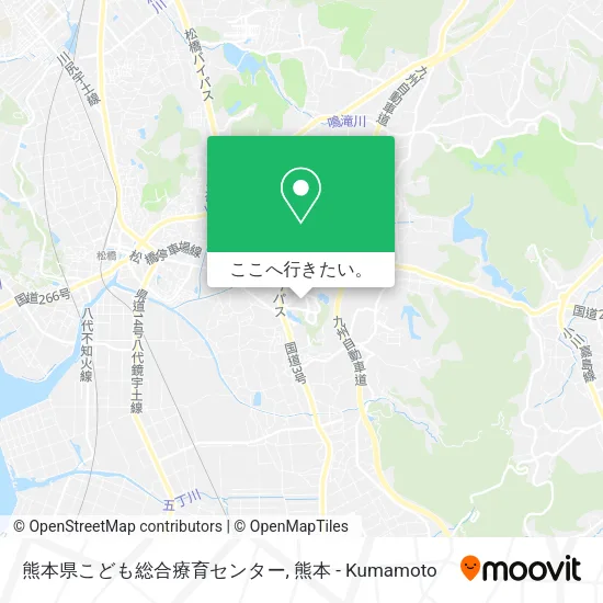 熊本県こども総合療育センター地図