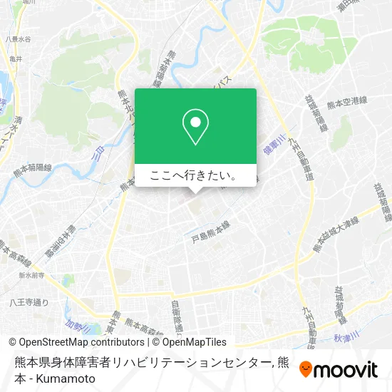 熊本県身体障害者リハビリテーションセンター地図