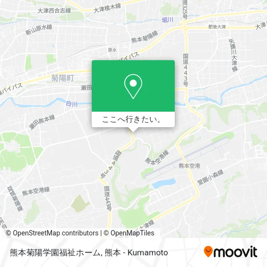 熊本菊陽学園福祉ホーム地図