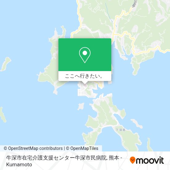 牛深市在宅介護支援センター牛深市民病院地図
