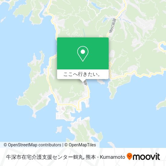 牛深市在宅介護支援センター鶴丸地図