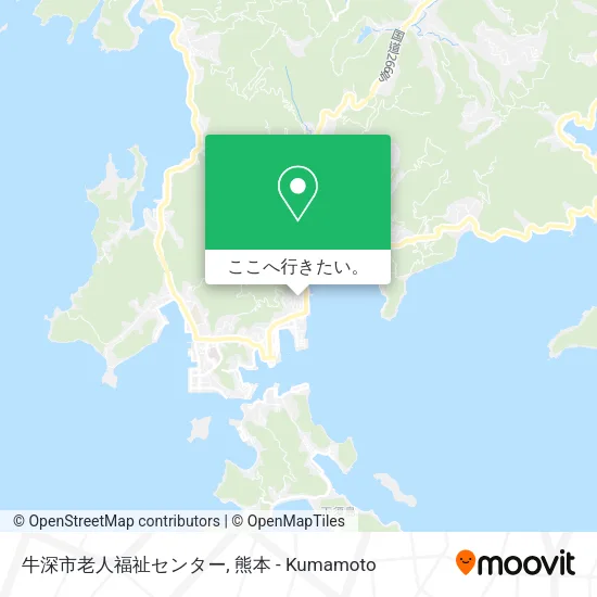牛深市老人福祉センター地図