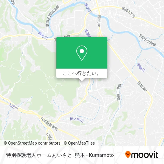 特別養護老人ホームあいさと地図