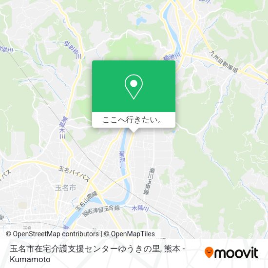 玉名市在宅介護支援センターゆうきの里地図