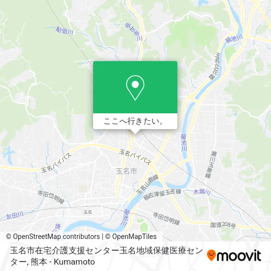 玉名市在宅介護支援センター玉名地域保健医療センター地図