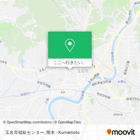 玉名市福祉センター地図