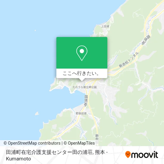 田浦町在宅介護支援センター田の浦荘地図