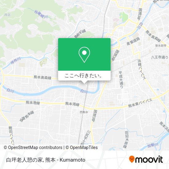白坪老人憩の家地図