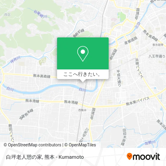 白坪老人憩の家地図