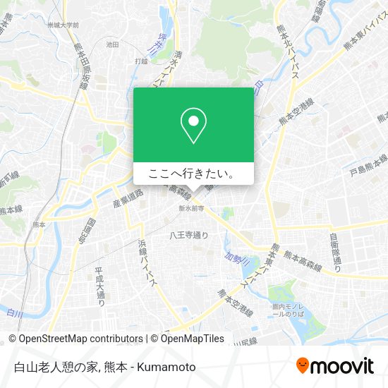 白山老人憩の家地図