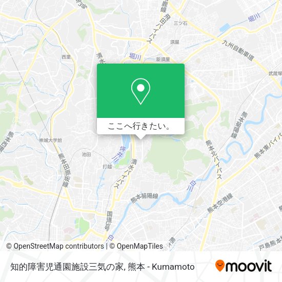 知的障害児通園施設三気の家地図
