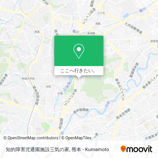 知的障害児通園施設三気の家地図