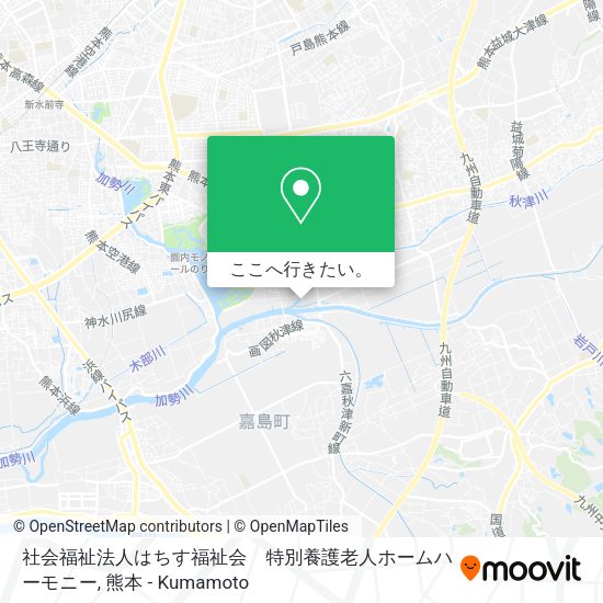 社会福祉法人はちす福祉会　特別養護老人ホームハーモニー地図