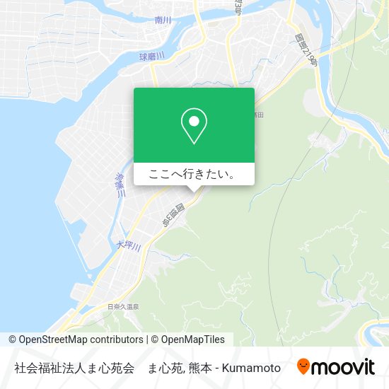 社会福祉法人ま心苑会　ま心苑地図