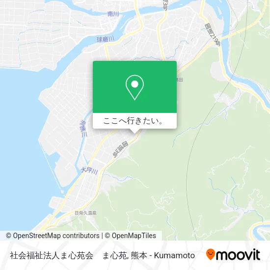 社会福祉法人ま心苑会　ま心苑地図