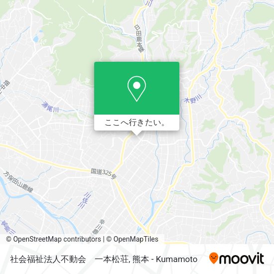 社会福祉法人不動会　一本松荘地図