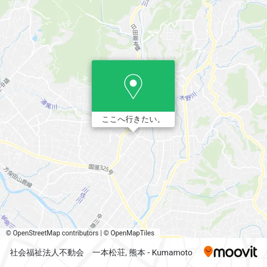 社会福祉法人不動会　一本松荘地図