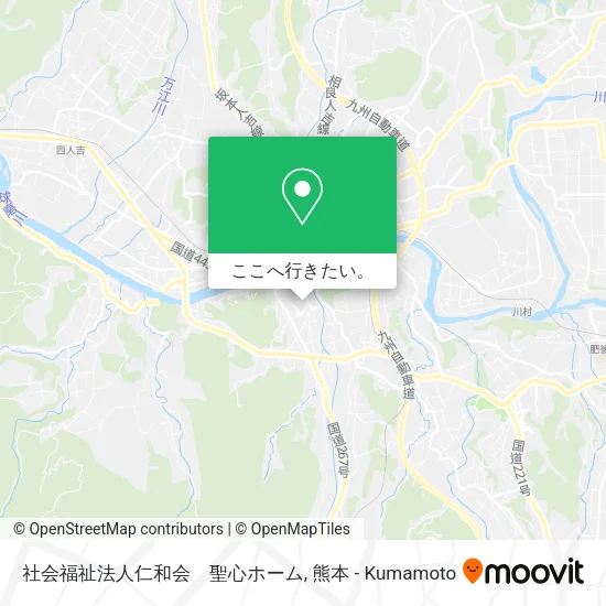 社会福祉法人仁和会　聖心ホーム地図