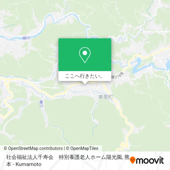 社会福祉法人千寿会　特別養護老人ホーム陽光園地図