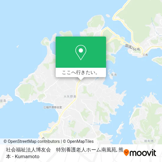 社会福祉法人博友会　特別養護老人ホーム南風苑地図