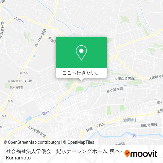 社会福祉法人学優会　紀水ナーシングホーム地図