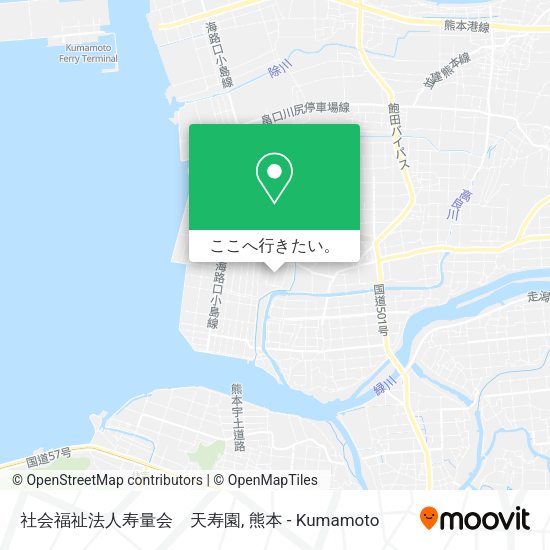 社会福祉法人寿量会　天寿園地図