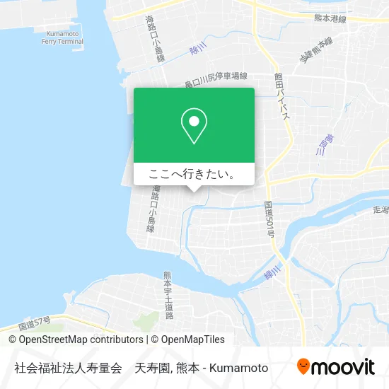 社会福祉法人寿量会　天寿園地図