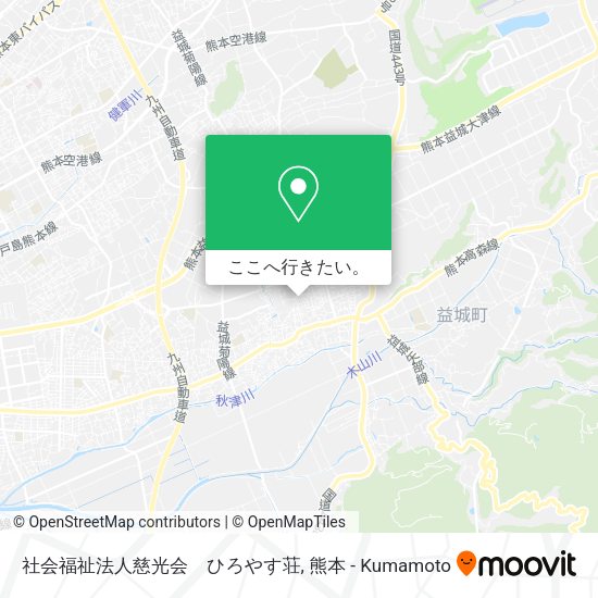 社会福祉法人慈光会　ひろやす荘地図