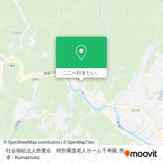 社会福祉法人慈愛会　特別養護老人ホーム千寿園地図