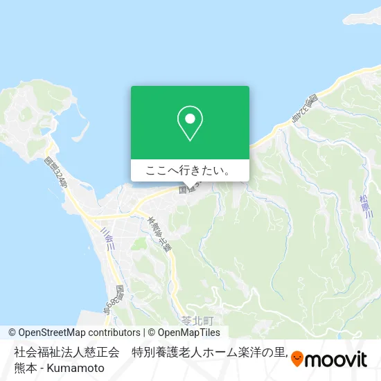 社会福祉法人慈正会　特別養護老人ホーム楽洋の里地図