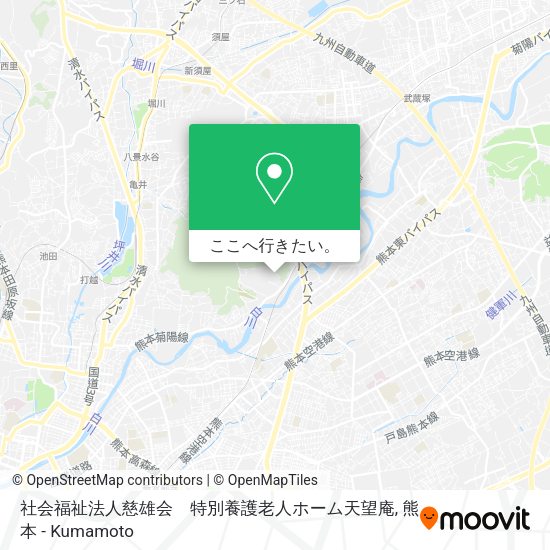 社会福祉法人慈雄会　特別養護老人ホーム天望庵地図