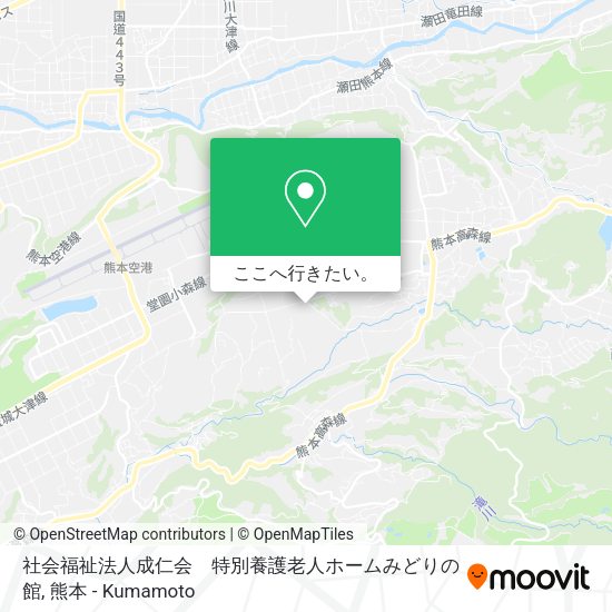 社会福祉法人成仁会　特別養護老人ホームみどりの館地図