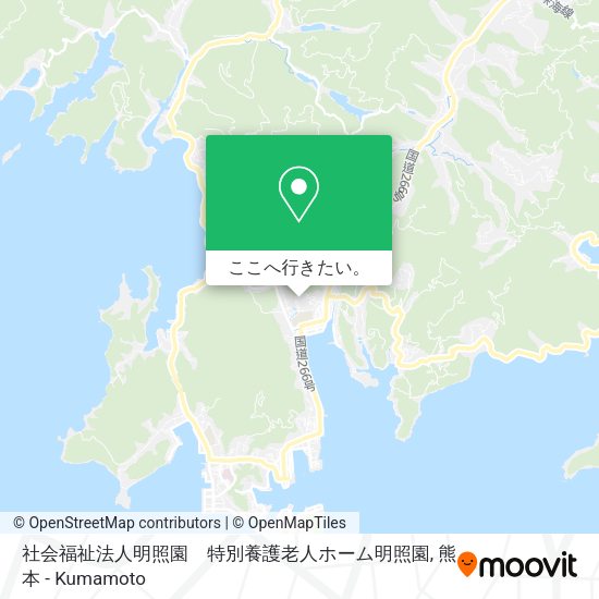 社会福祉法人明照園　特別養護老人ホーム明照園地図