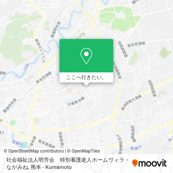 社会福祉法人明芳会　特別養護老人ホームヴィラ・ながみね地図