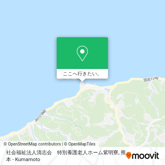 社会福祉法人清志会　特別養護老人ホーム紫明寮地図