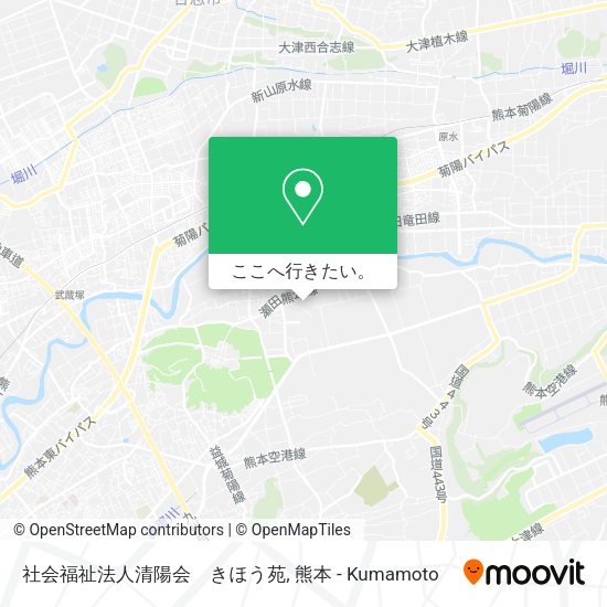 社会福祉法人清陽会　きほう苑地図