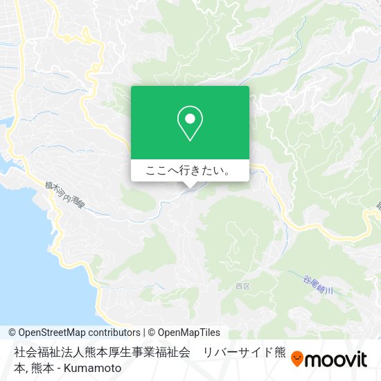 社会福祉法人熊本厚生事業福祉会　リバーサイド熊本地図