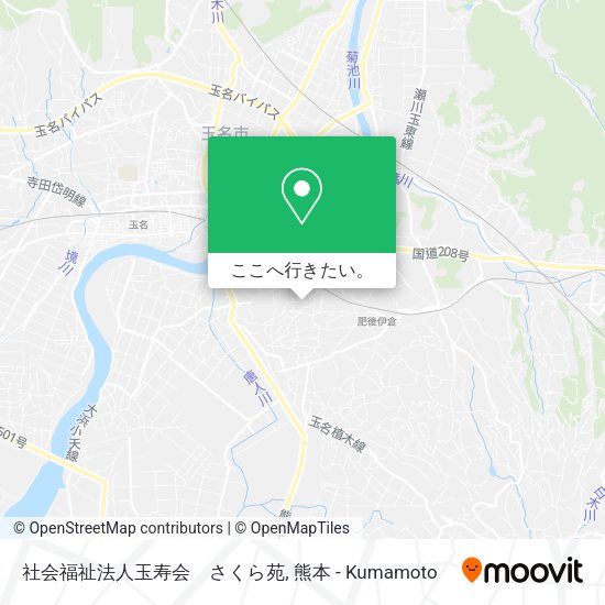 社会福祉法人玉寿会　さくら苑地図