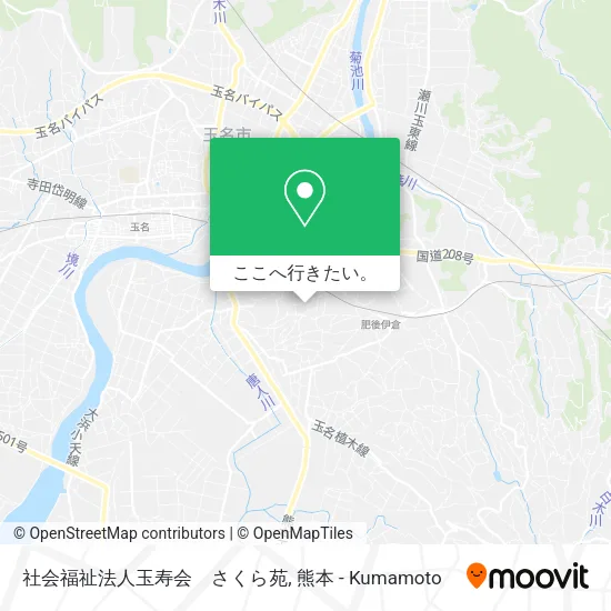 社会福祉法人玉寿会　さくら苑地図