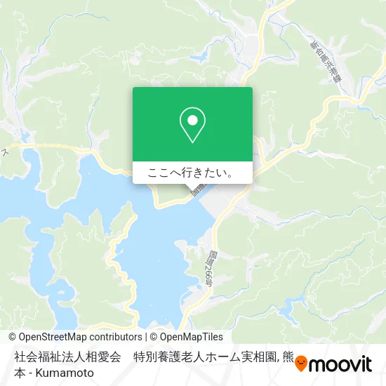社会福祉法人相愛会　特別養護老人ホーム実相園地図