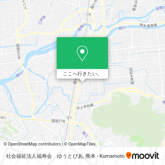 社会福祉法人福寿会　ゆうとぴあ地図