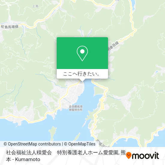 社会福祉法人積愛会　特別養護老人ホーム愛愛園地図