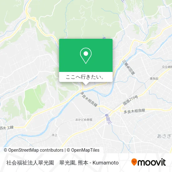 社会福祉法人翠光園　翠光園地図