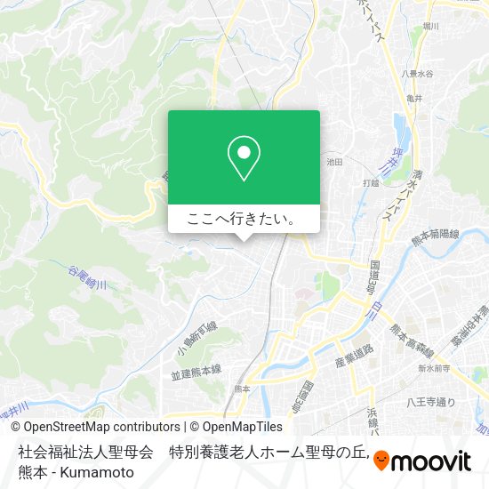社会福祉法人聖母会　特別養護老人ホーム聖母の丘地図
