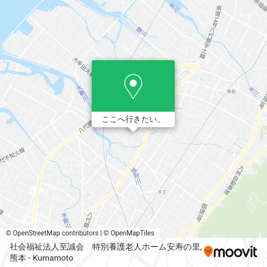 社会福祉法人至誠会　特別養護老人ホーム安寿の里地図