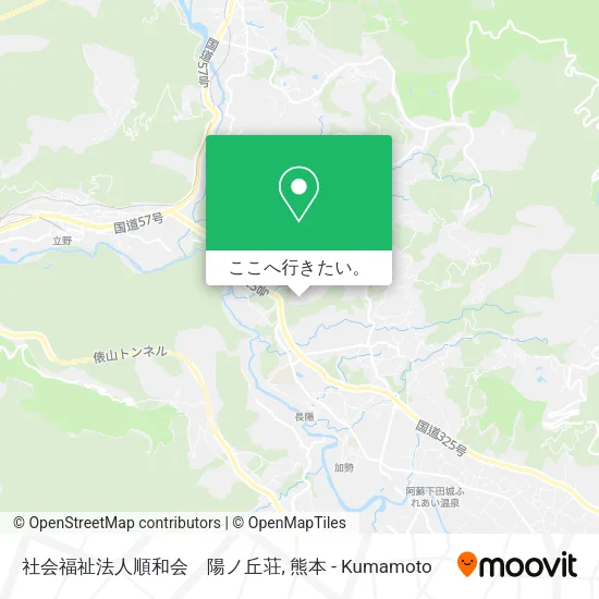 社会福祉法人順和会　陽ノ丘荘地図