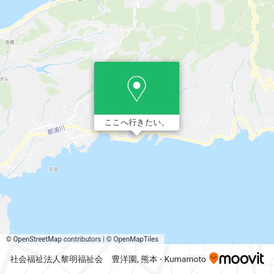社会福祉法人黎明福祉会　豊洋園地図